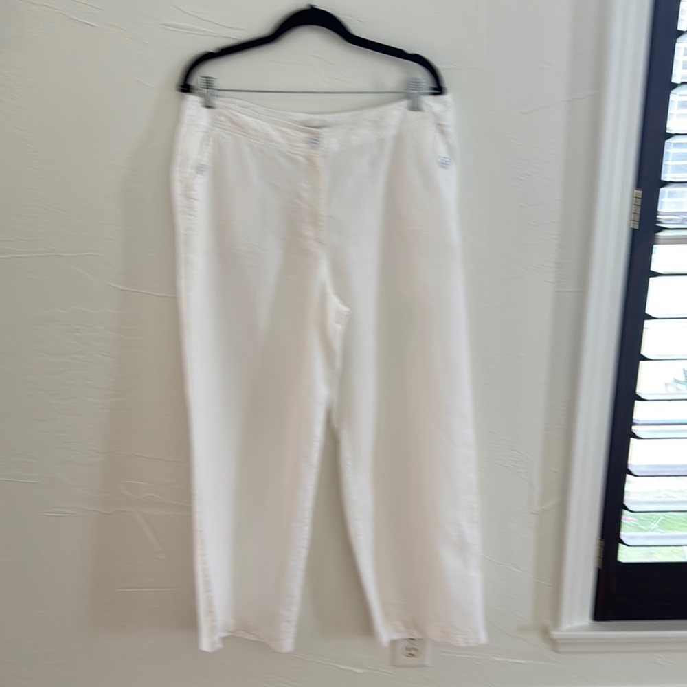 💟 Chico’s 100% Linen Pants - Size 1.5 (10)💟